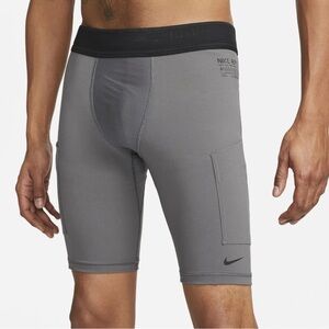 Nike Dri-FIT ADV Training Base Layer Shorts Gray Black Men's 2XL DX1916-068